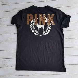 Victoria's Secret Pink  Campus Short  Sleeve Tee